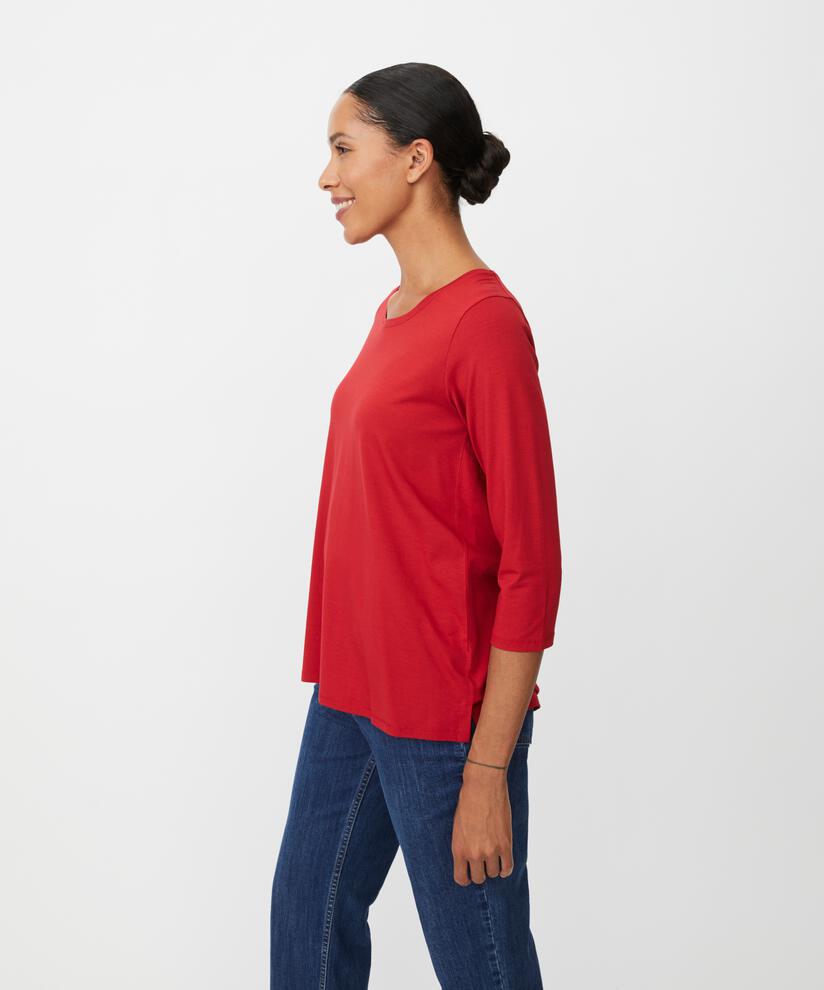 Shirt Mit Rundem Hals, Scarlet Sage