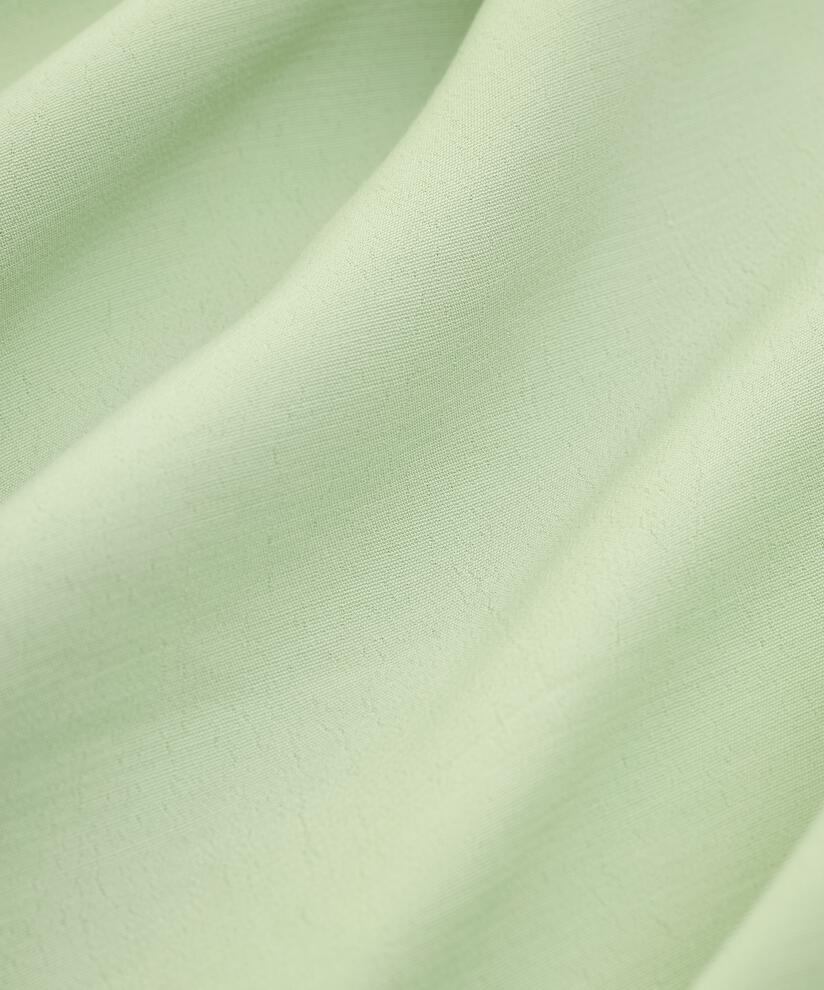 Viskose-Top mit kurzen Ärmeln und V-Ausschnitt, Bok Choy