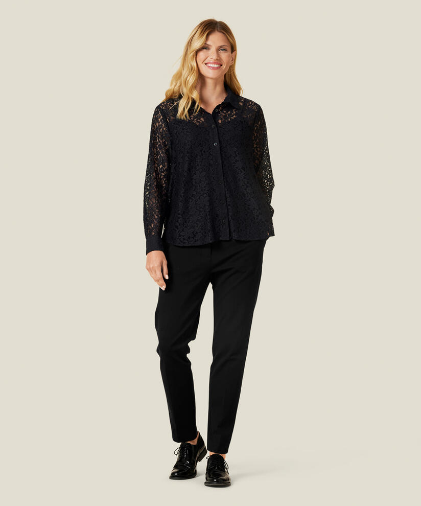 ISMA HEMDBLUSE, Black