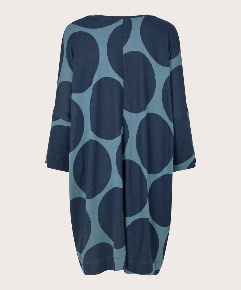 Oversize-tunika Aus Jersey Mit Schmalen Ärmeln, Proven Blue