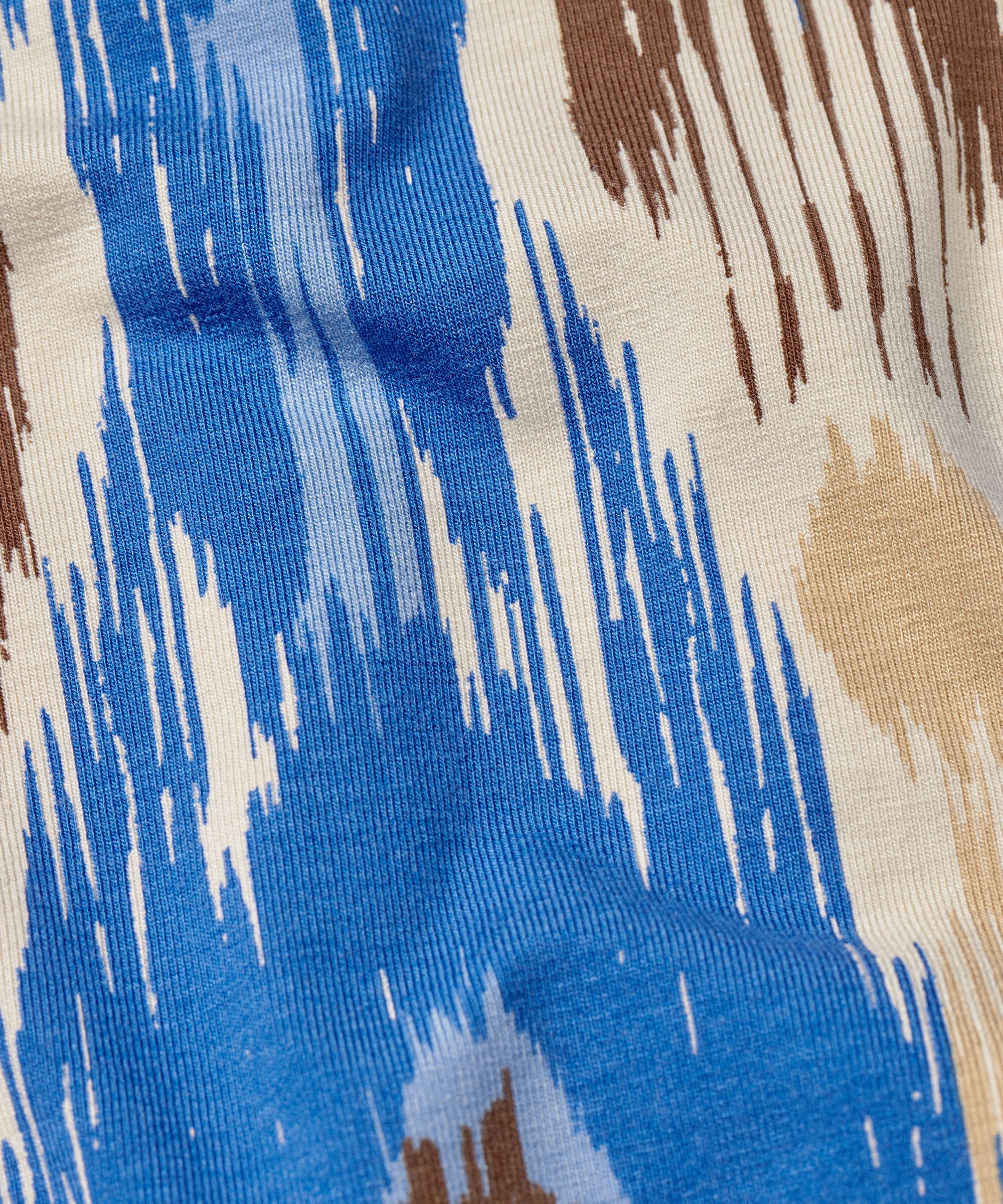 Bedruckte Jersey-tunika Mit Eingrifftaschen, Nebulas Blue