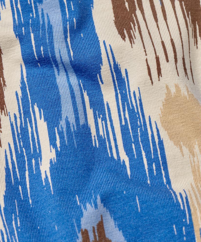 Bedruckte Jersey-tunika Mit Eingrifftaschen, Nebulas Blue