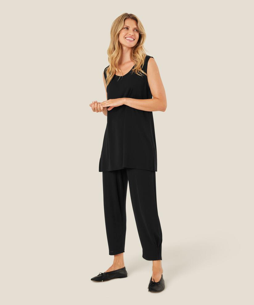 Patti JERSEY Hose, Black