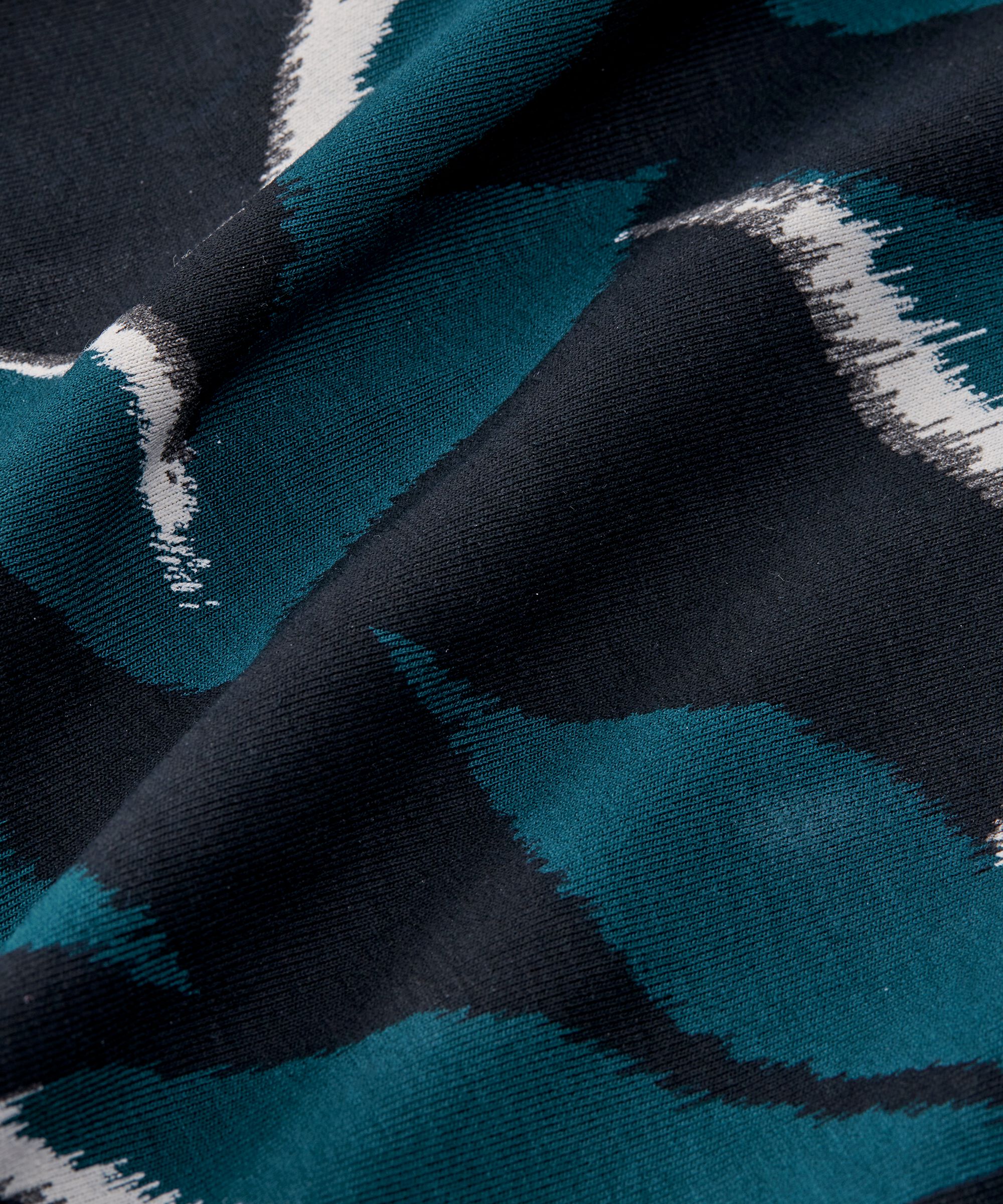 bedrucktes Jersey-Top mit langen Ärmeln, Reflect Pond