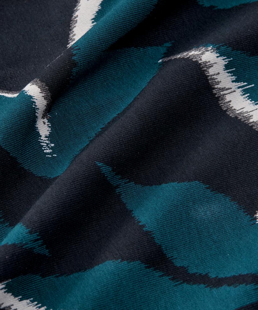 bedrucktes Jersey-Top mit langen Ärmeln, Reflect Pond