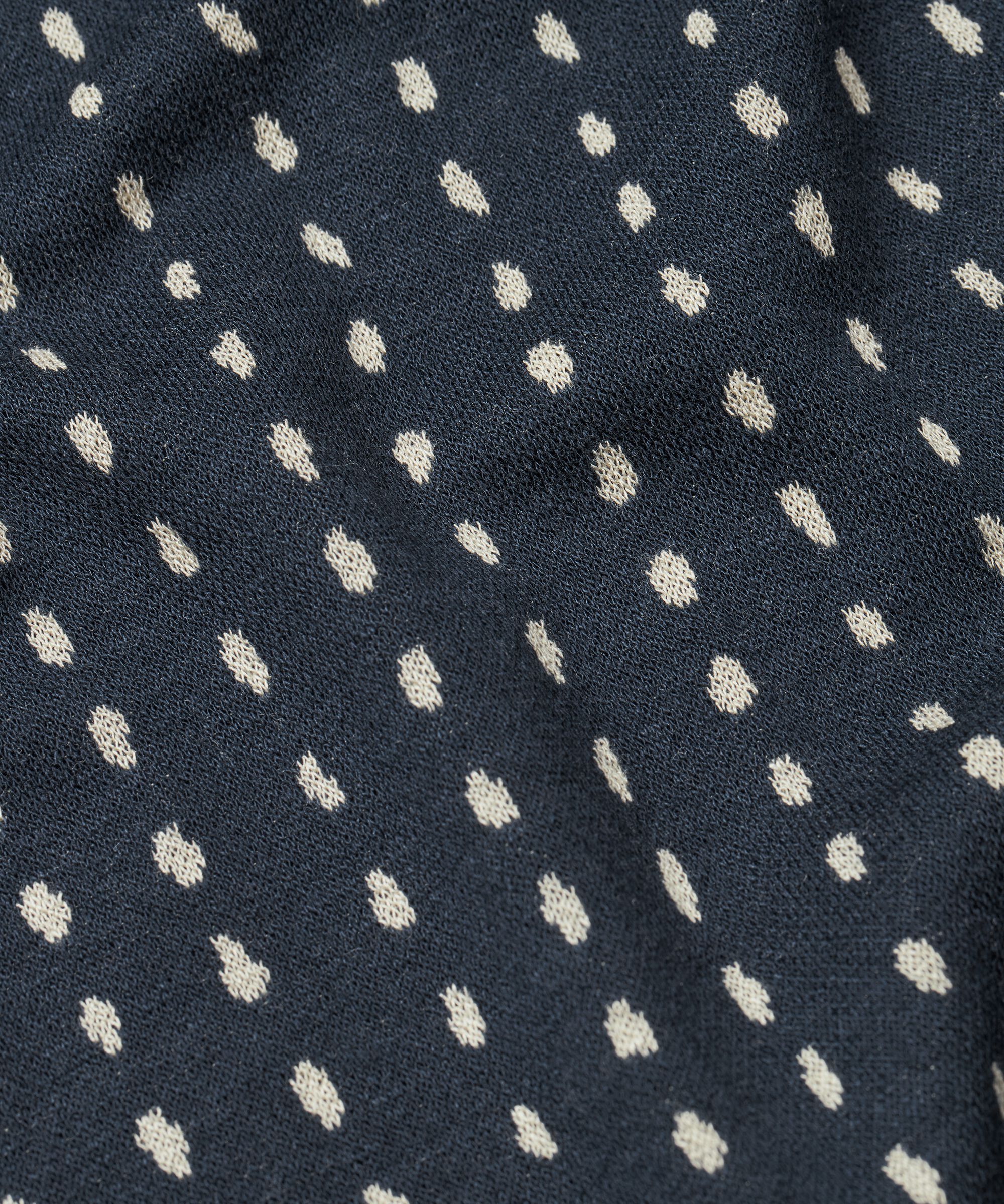 Jersey-Tunika mit Knopf-Detail auf der Rückseite, Mood Indigo