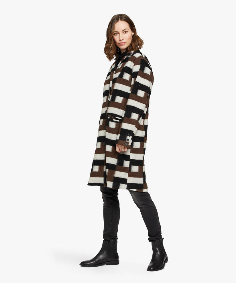 TURA WOLLMANTEL, Chestnut