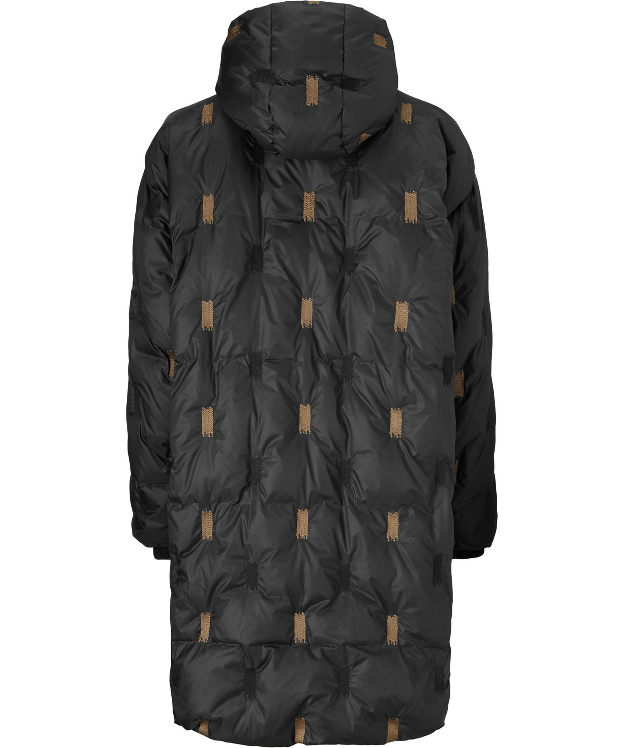 THILDE DAUNENMANTEL, Black