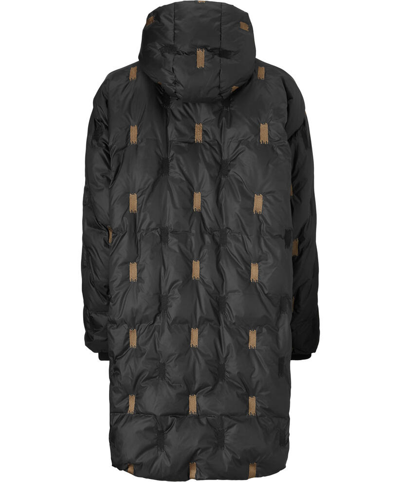 THILDE DAUNENMANTEL, Black