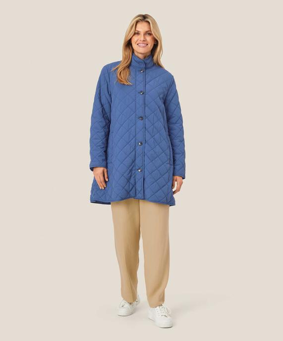 Steppmantel mit Stehkragen und Eingrifftaschen, Sargasso Sea