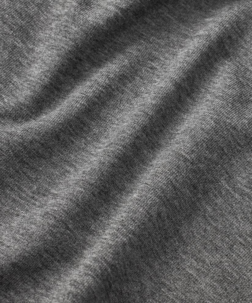 Shirt Mit Rundem Hals, D. Grey mel.