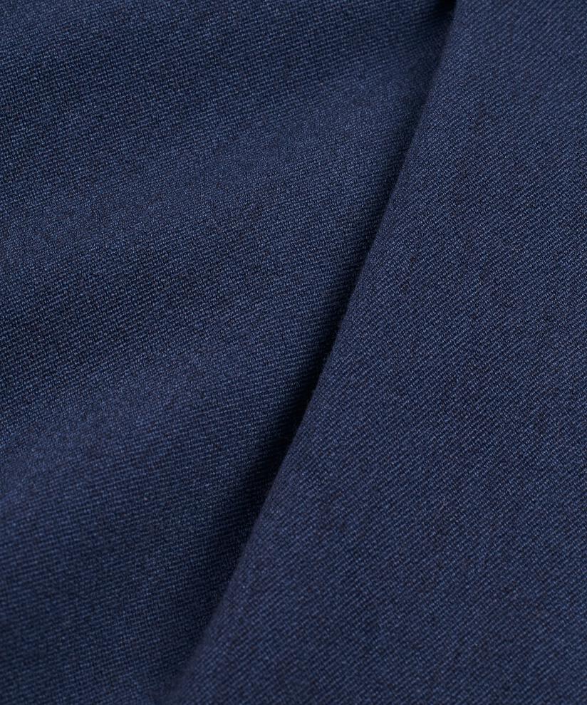 Gewebte Hose Mit Stretch Und Knopfdetail Am Bein, Navy Blazer