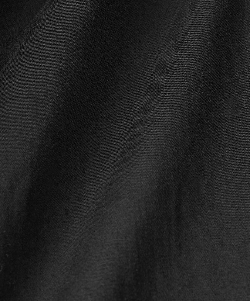 Kurze Chinohose aus Baumwolle mit Seitentaschen, Black