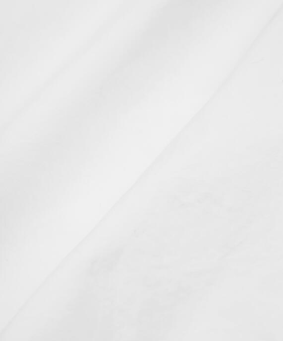 Baumwollhemd mit 3/4-Ärmeln, White