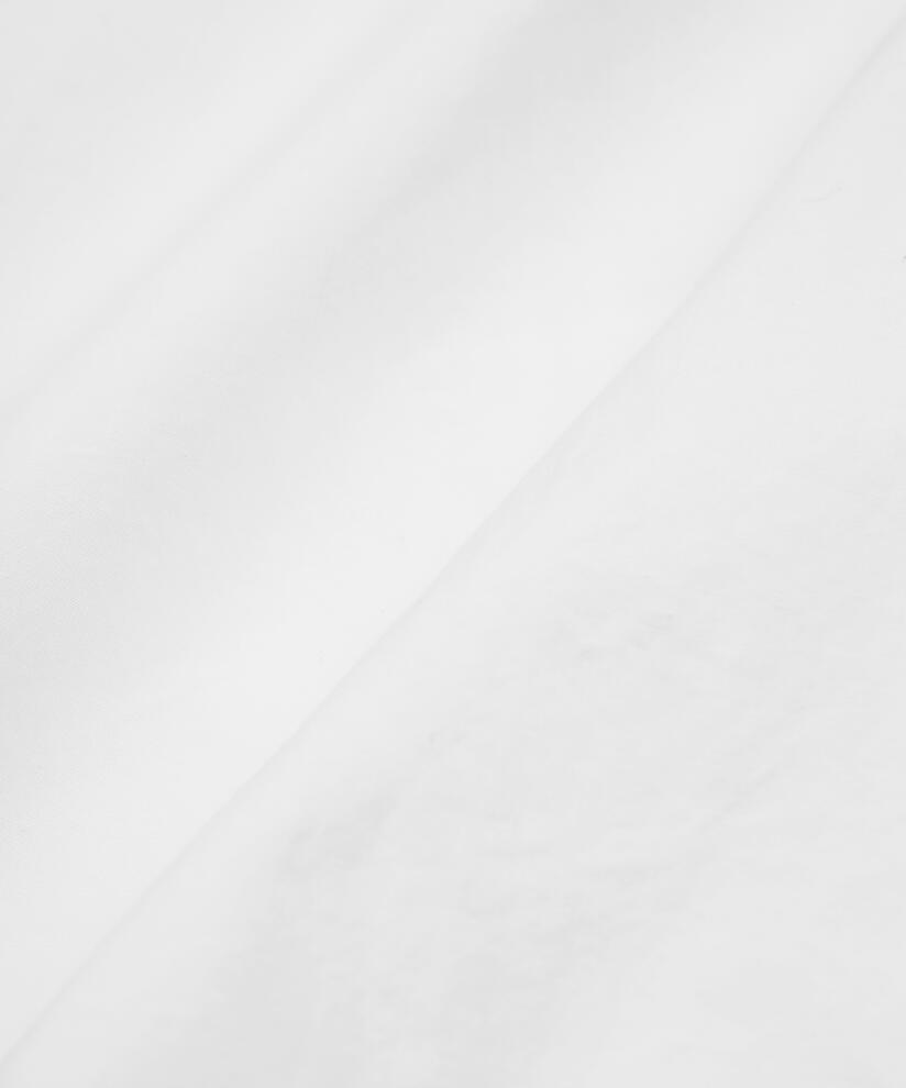 Baumwollhemd mit 3/4-Ärmeln, White