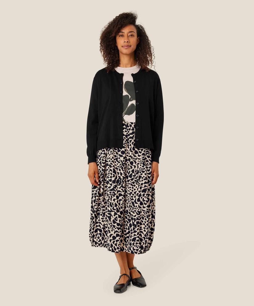 Cardigan mit Knöpfen, Black