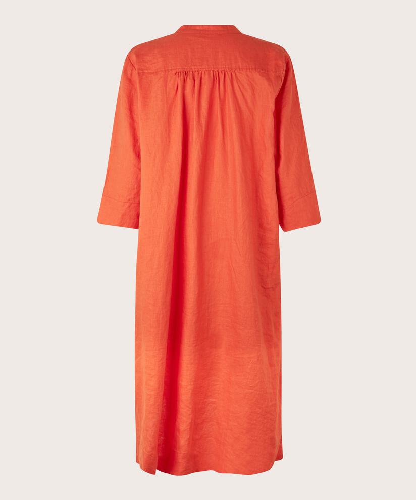 Orange Leinenkleid, Tigerlily