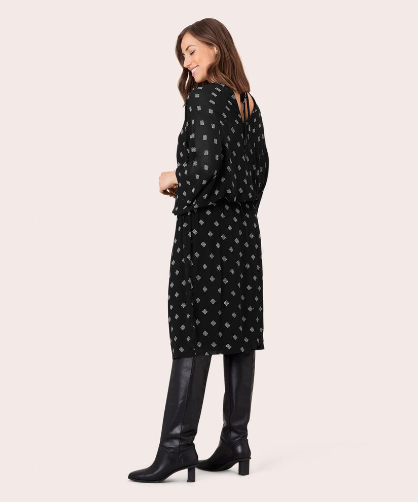 Noué Kleid , Black
