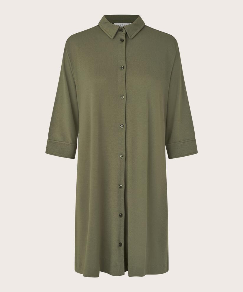 Jerseyshirt mit Dreiviertelärmeln, D. Lichen Green