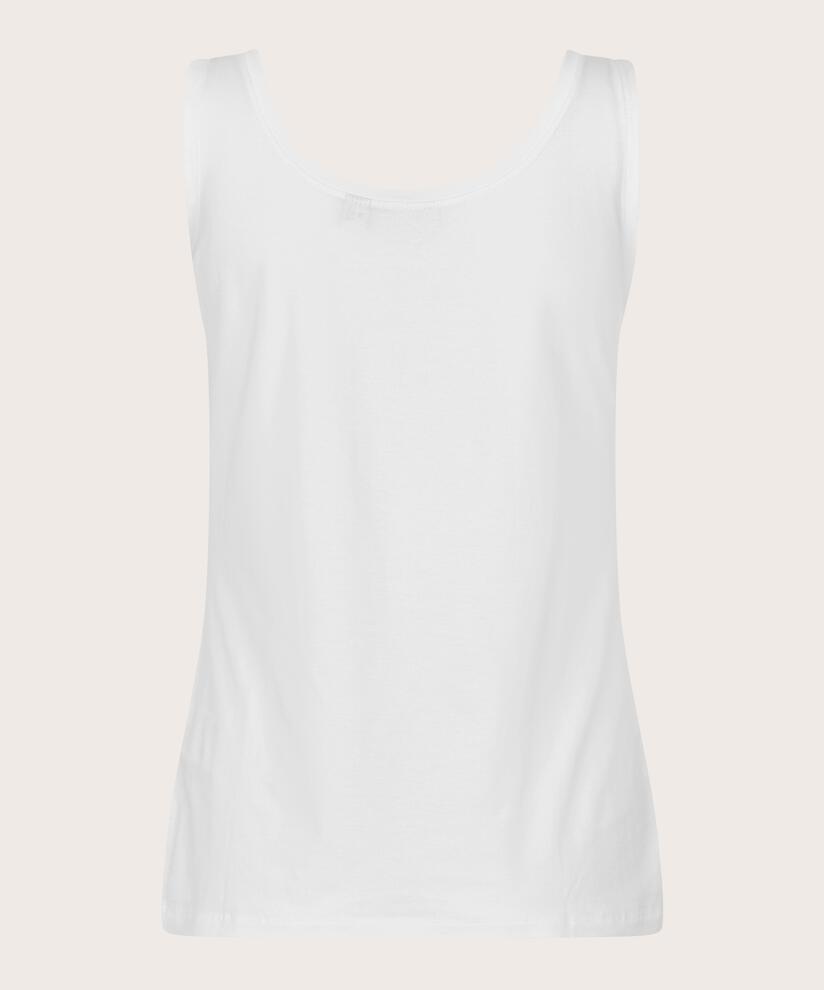 weiches Jersey-Tanktop, White
