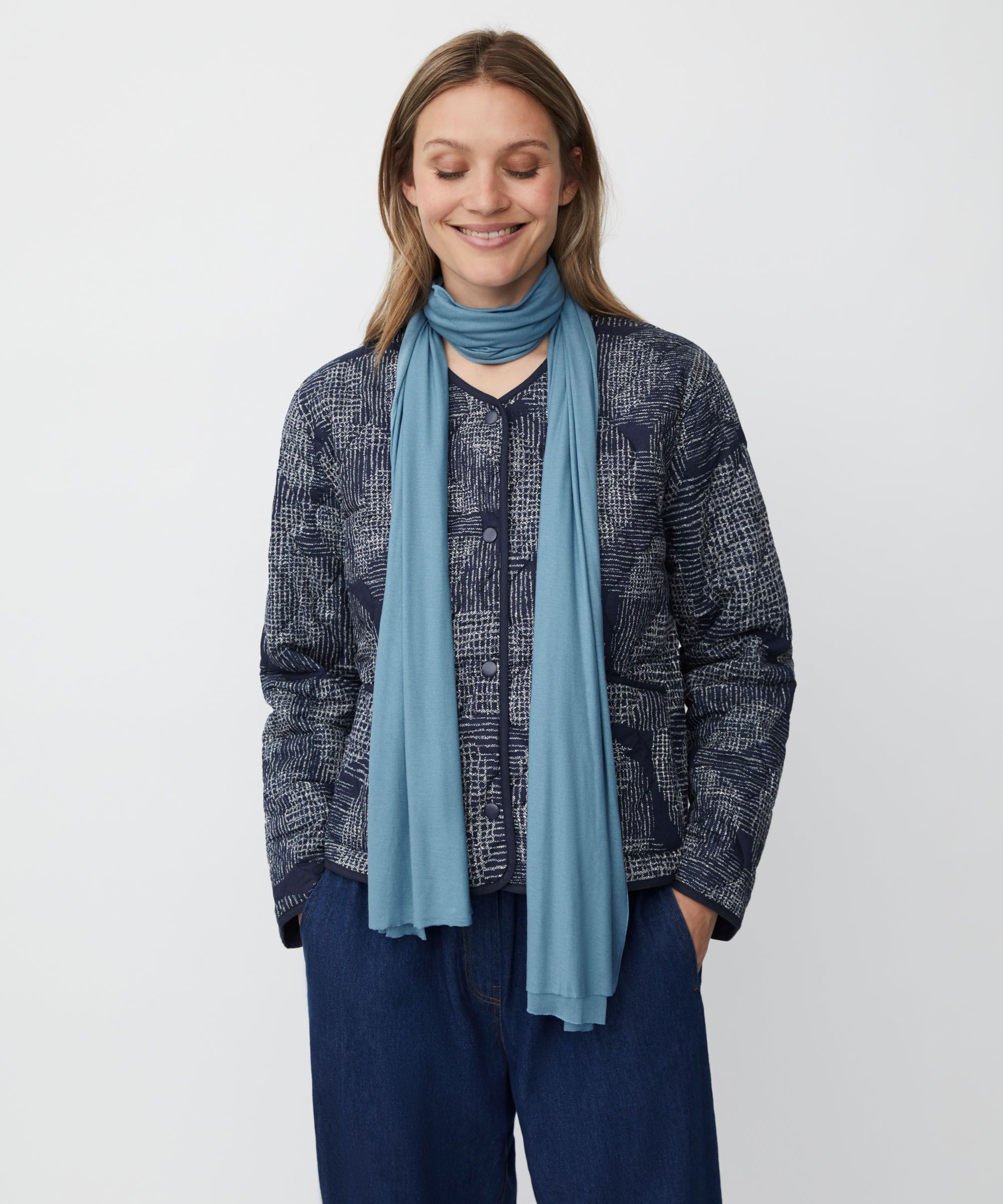 Tuch Aus Modal, Proven Blue