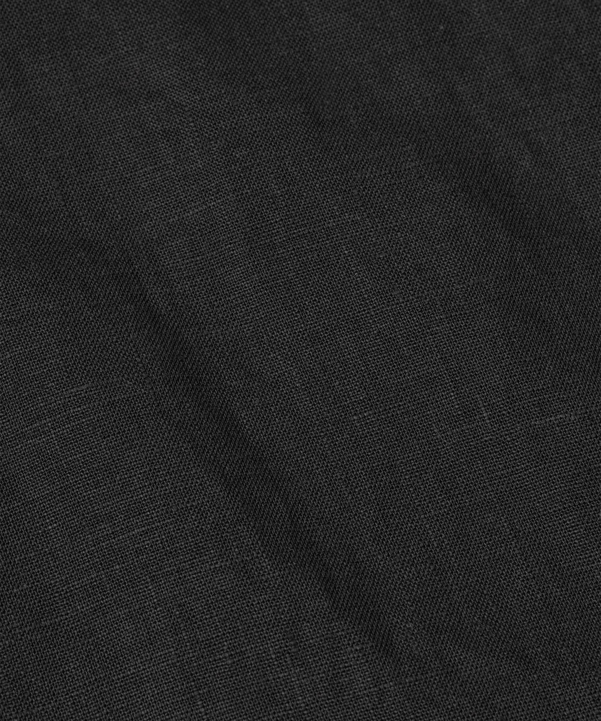 Viskosebluse Mit 1/2 Ärmeln, Black