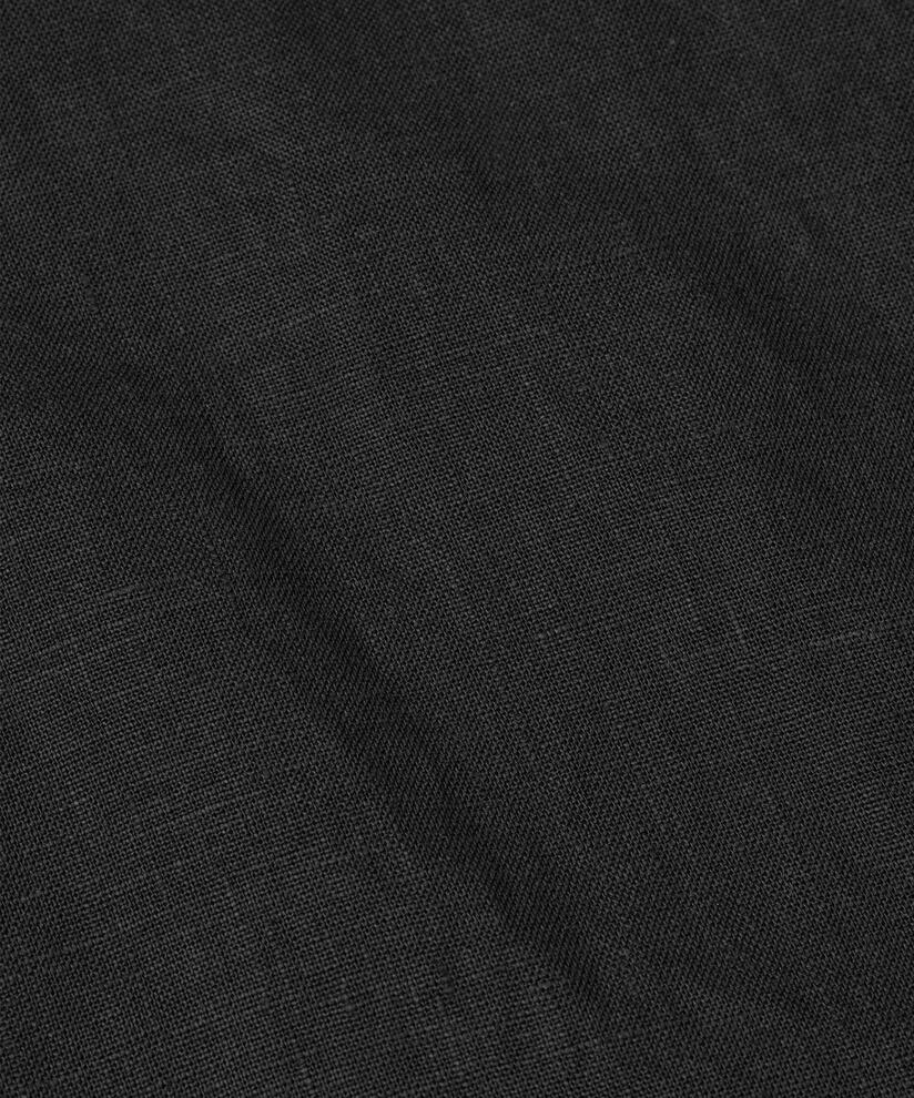Viskosebluse Mit 1/2 Ärmeln, Black