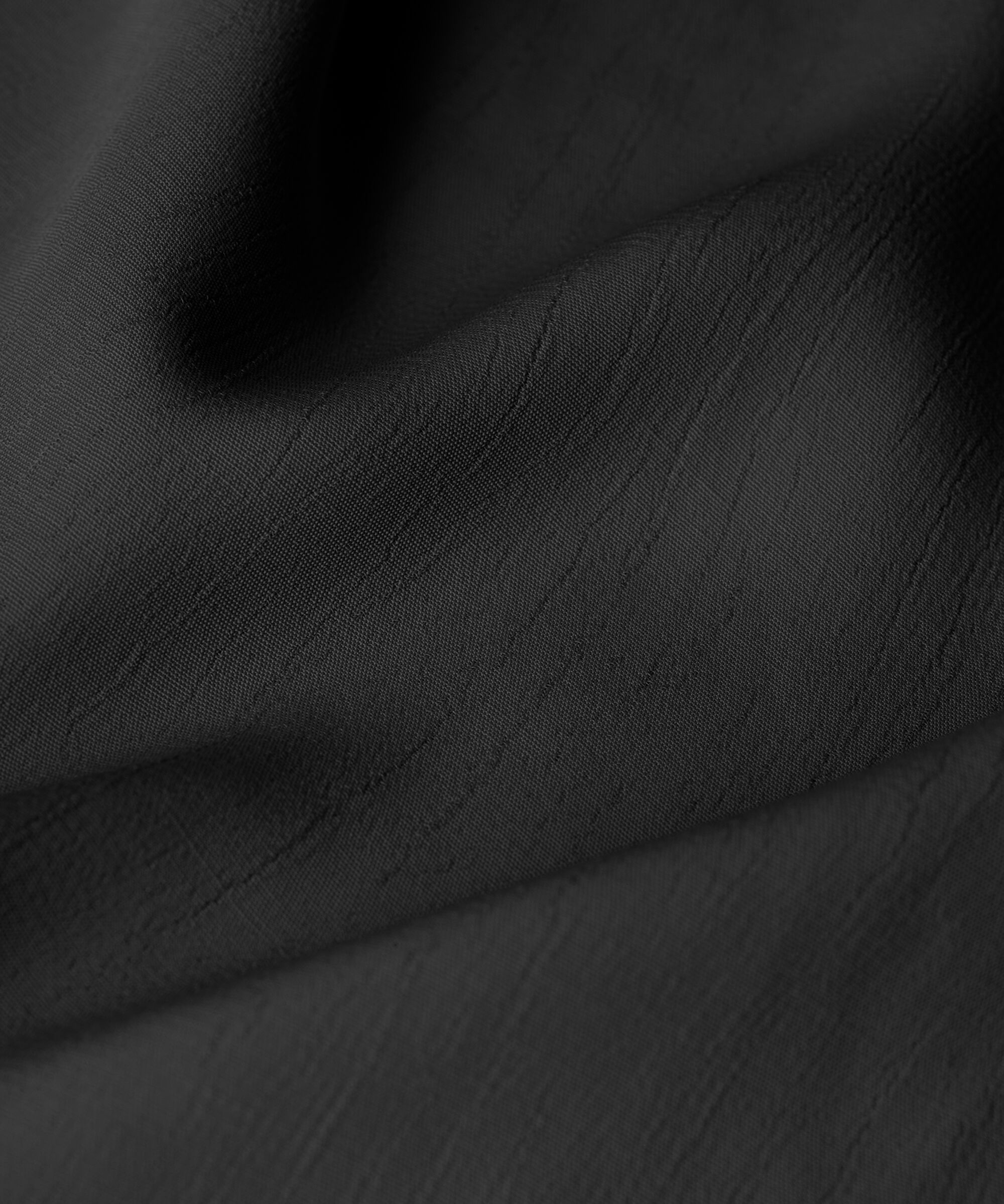 Viskosebluse Mit 3/4 Ärmeln, Black