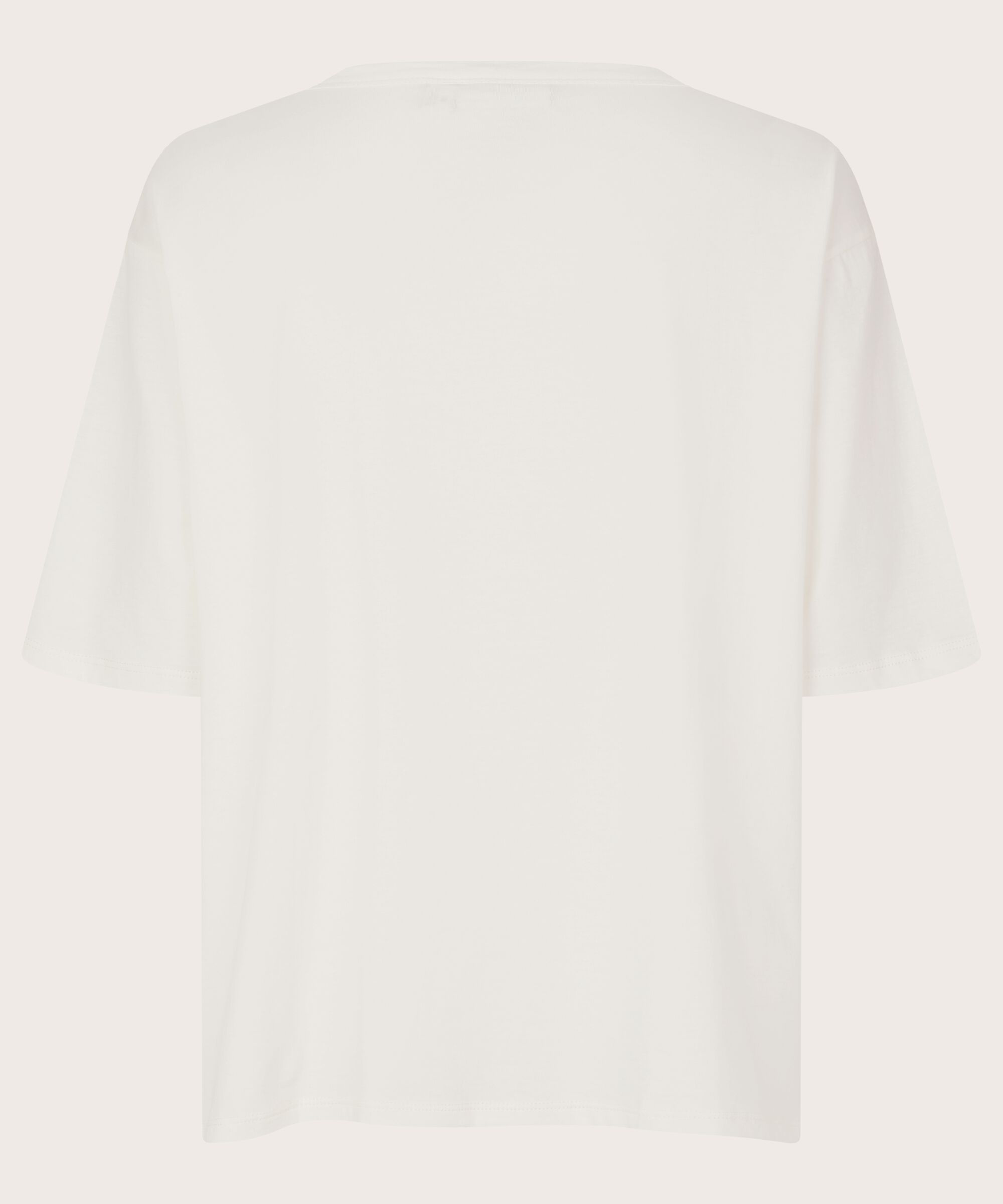 Bedrucktes Baumwoll-t-shirt Mit Rundhals, Jet Stream