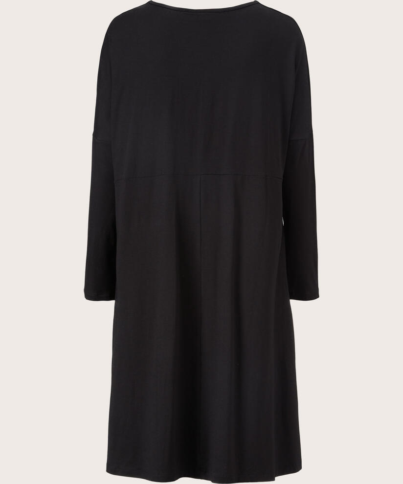 NABSA JERSEY KLEID, Black, hi-res