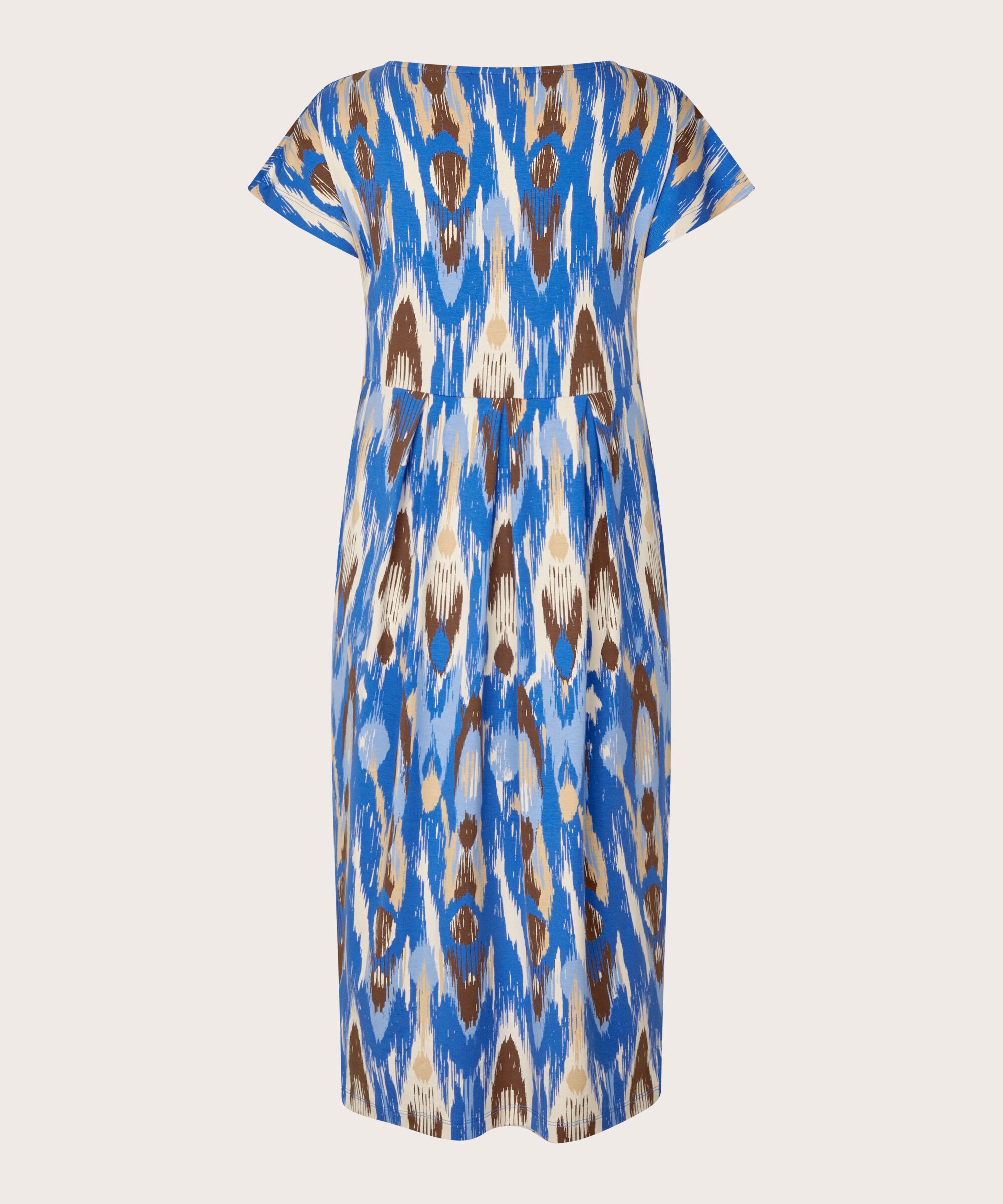 Tulpenkleid Mit Eingrifftaschen, Nebulas Blue