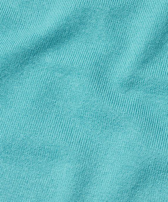 Ärmelloses Top aus Feinstrick, Aqua