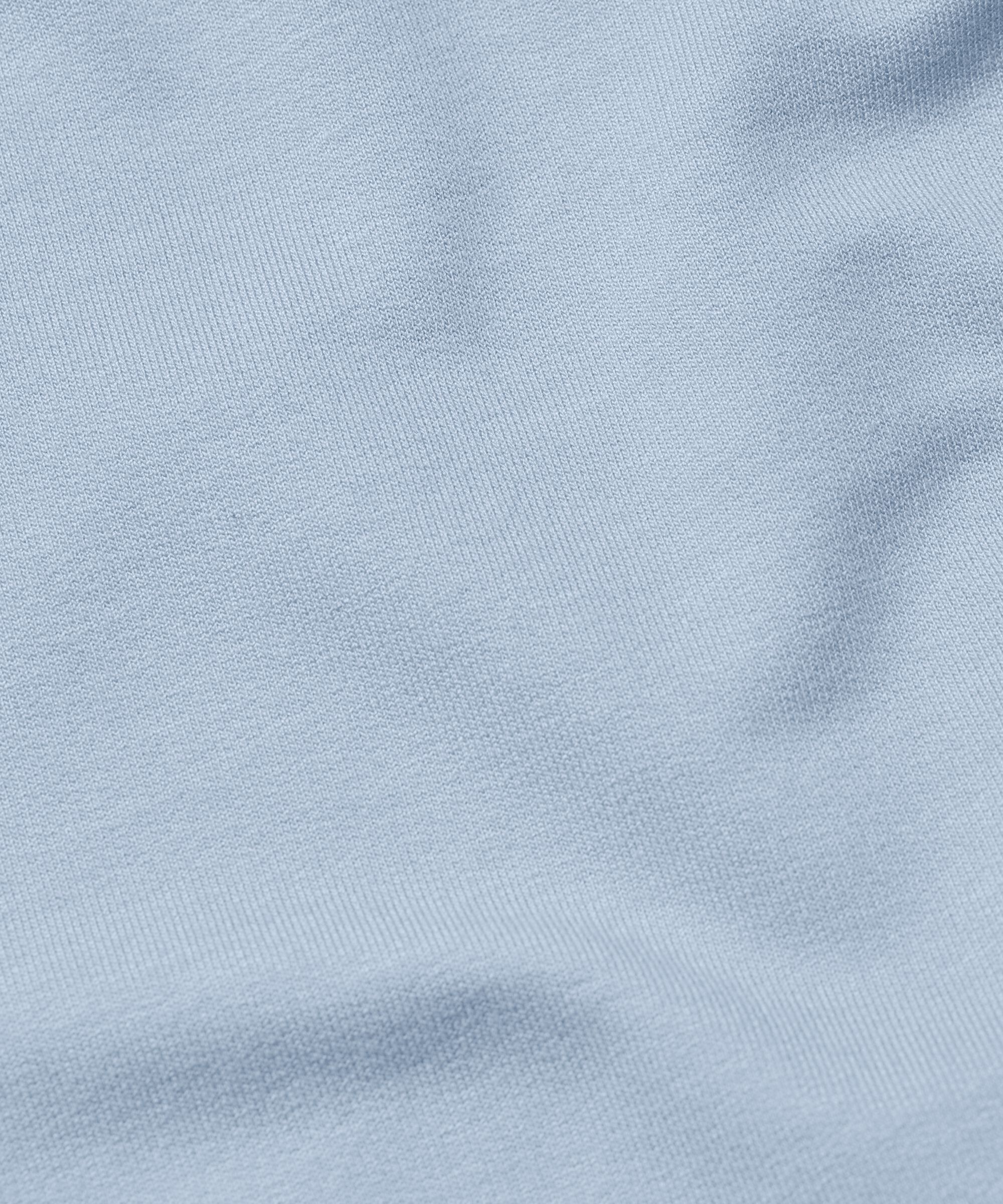 Jersey-Top mit Falten auf der Rückseite, Blue Fog