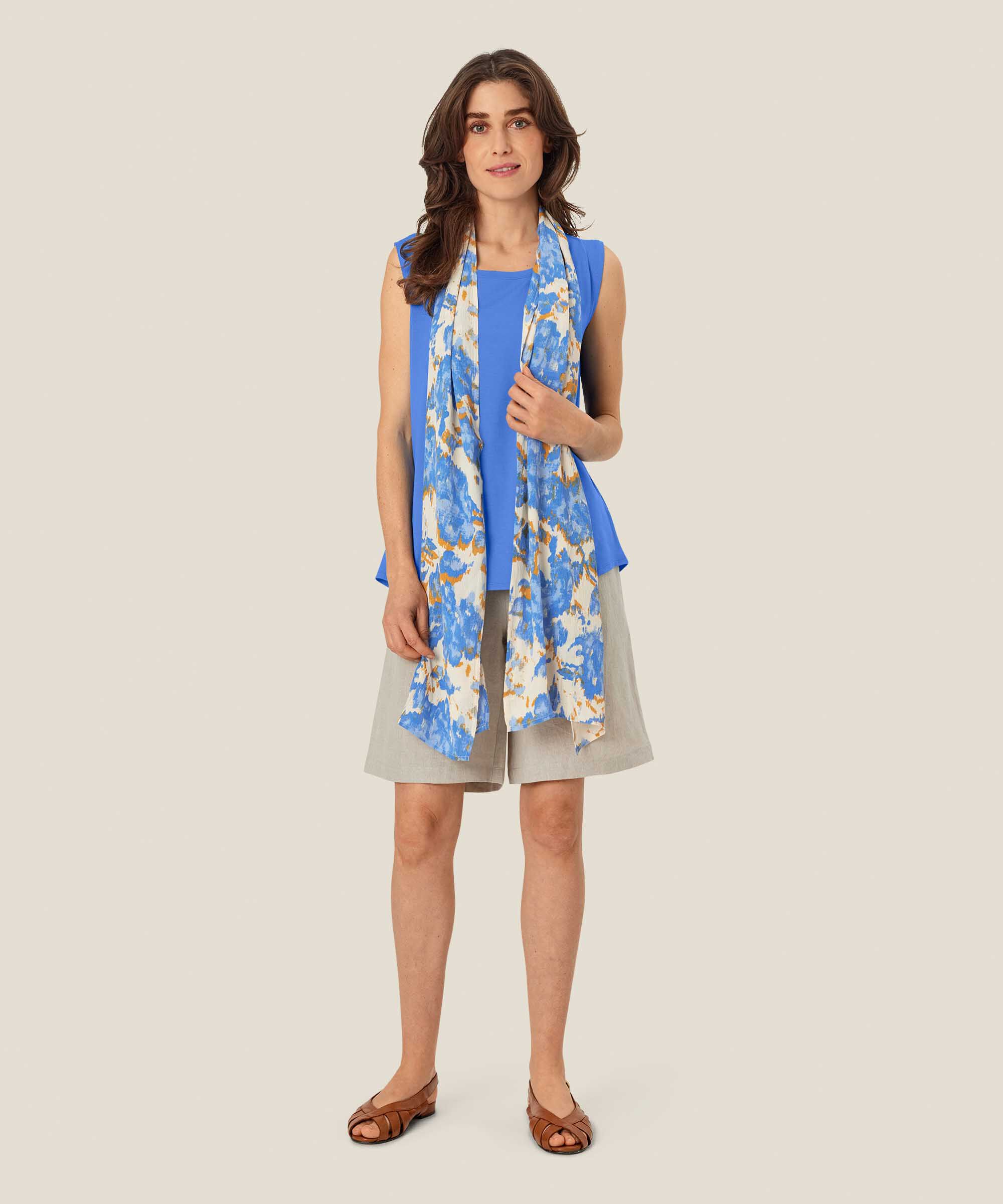 Tuch Aus Viskose, Nebulas Blue