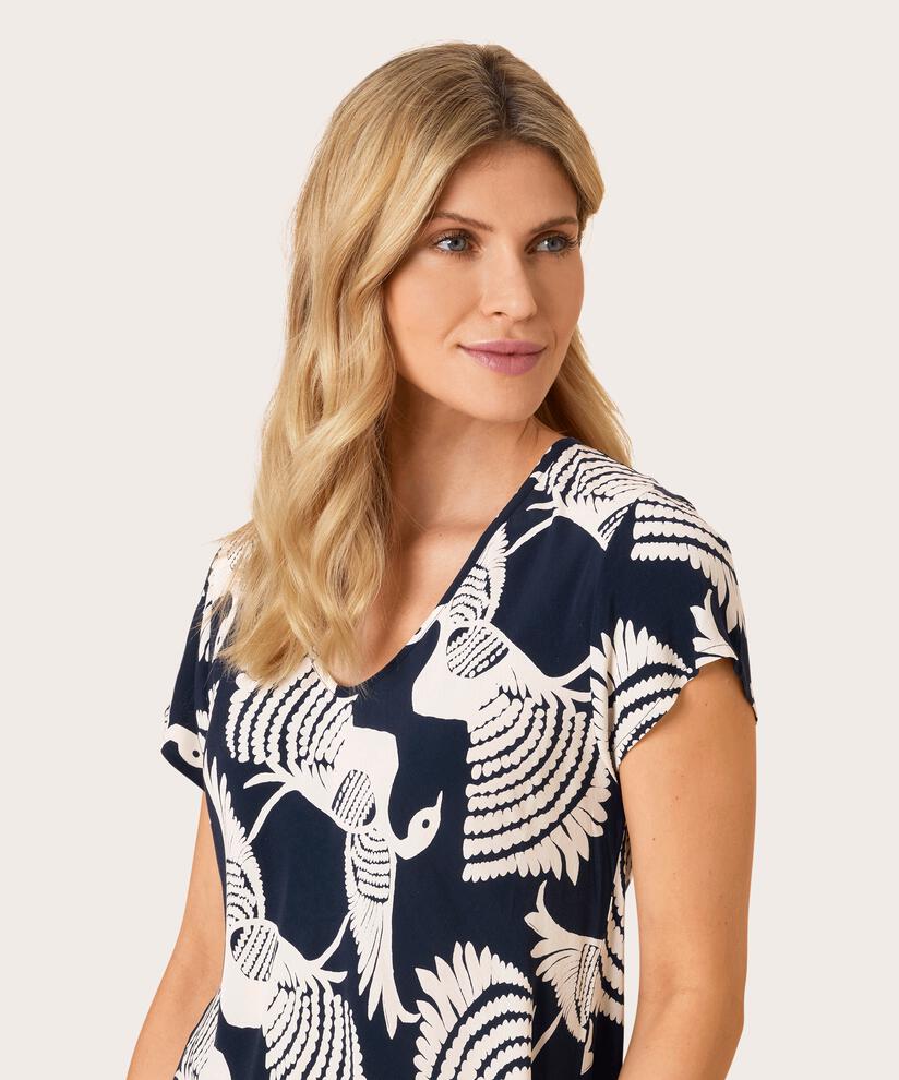 KALLO BLUSE, Navy Blazer
