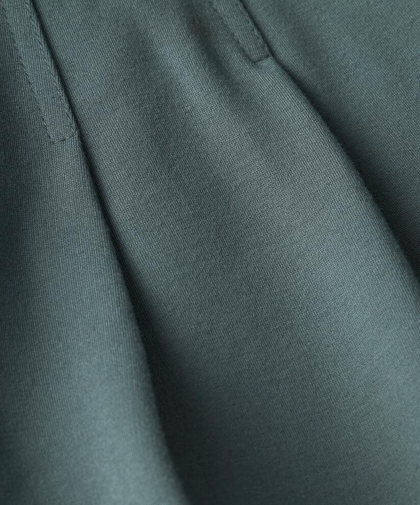 Hose aus Jersey mit weitem Bein und Eingrifftaschen, Balsam Green