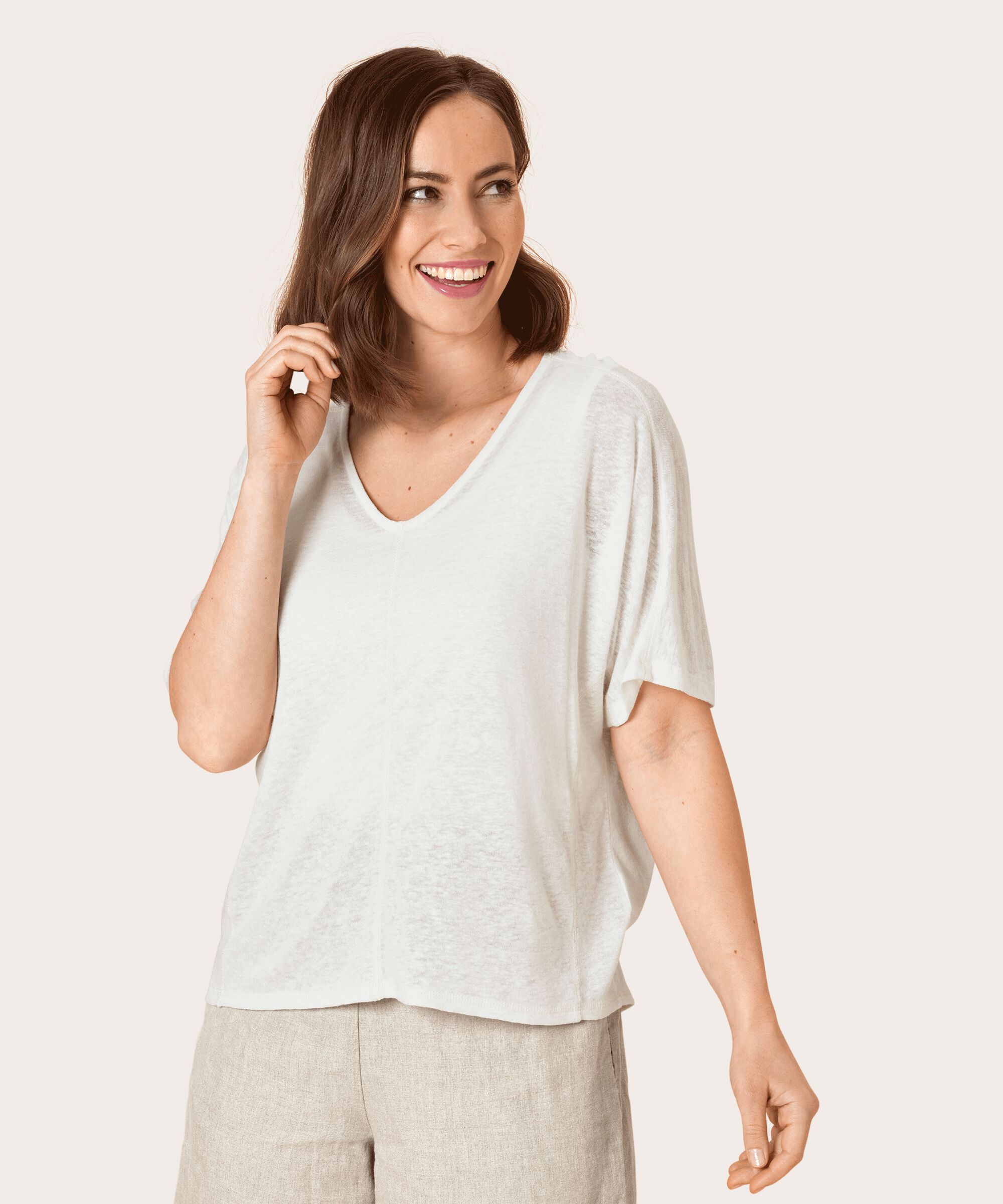 DENA JERSEY T-SHIRT, White