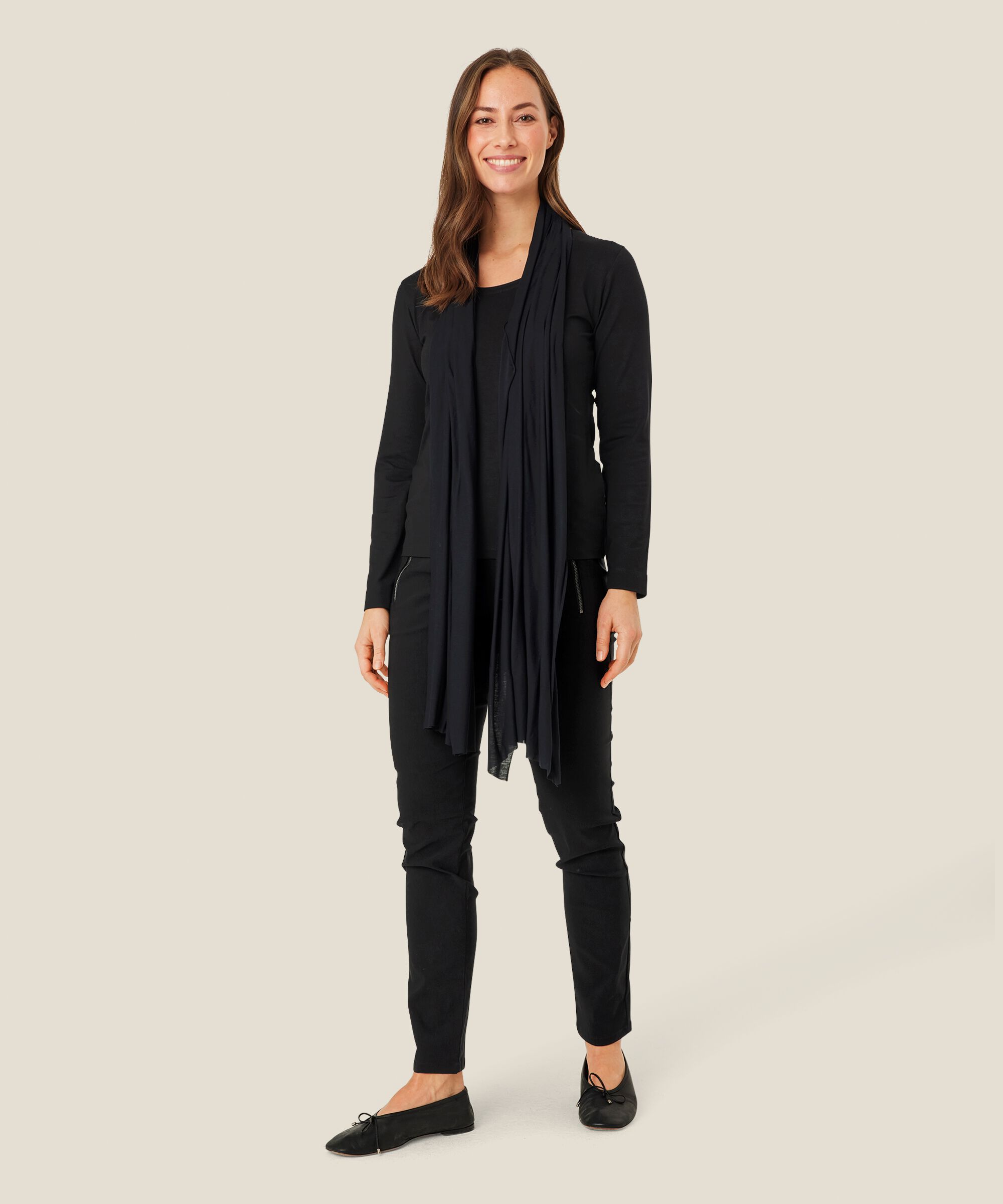 Tuch Aus Modal, Black
