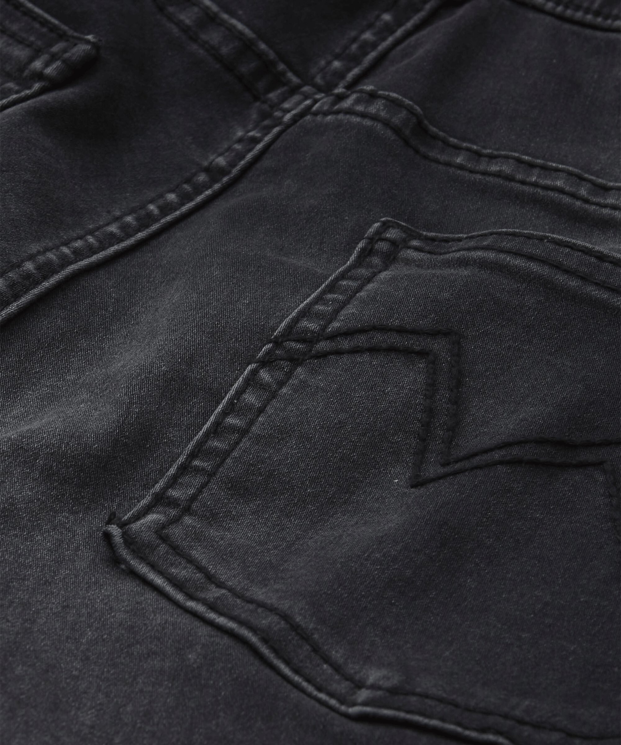 gewaschene Jeans mit Stretch, Black