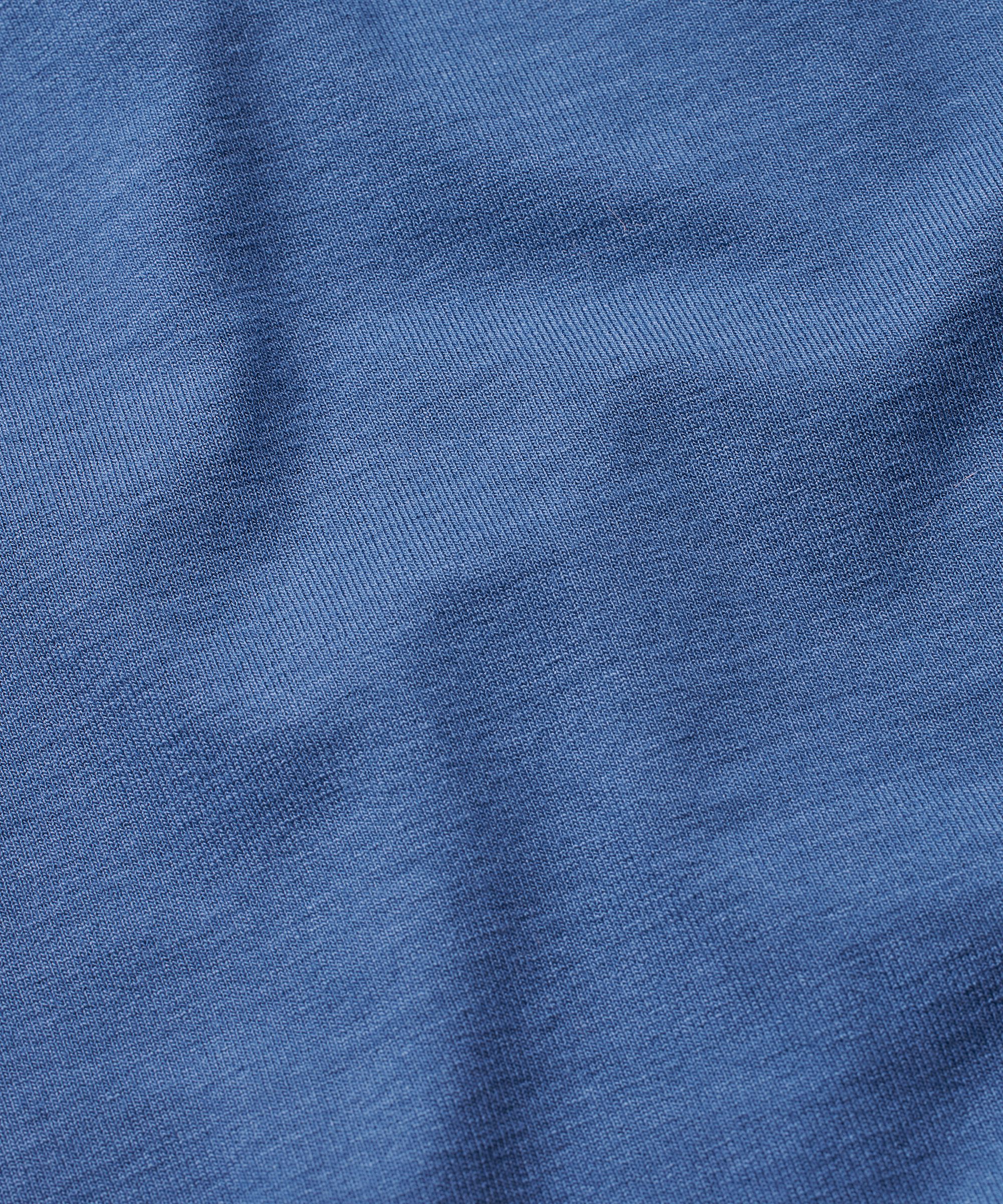 Shirt mit rundem Hals, Federal Blue