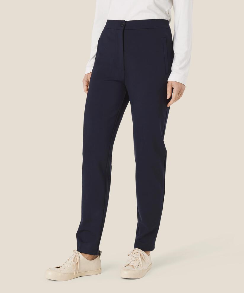 Pamala JERSEY Hose, Navy, hi-res
