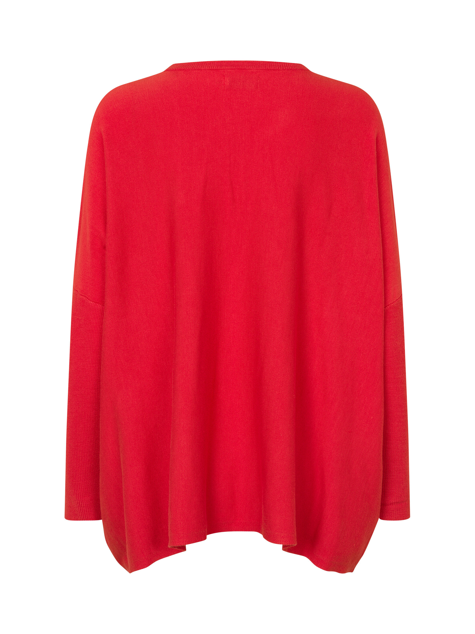 Oversize-pullover Mit Schmalen &Auml;rmeln, Poinsettia
