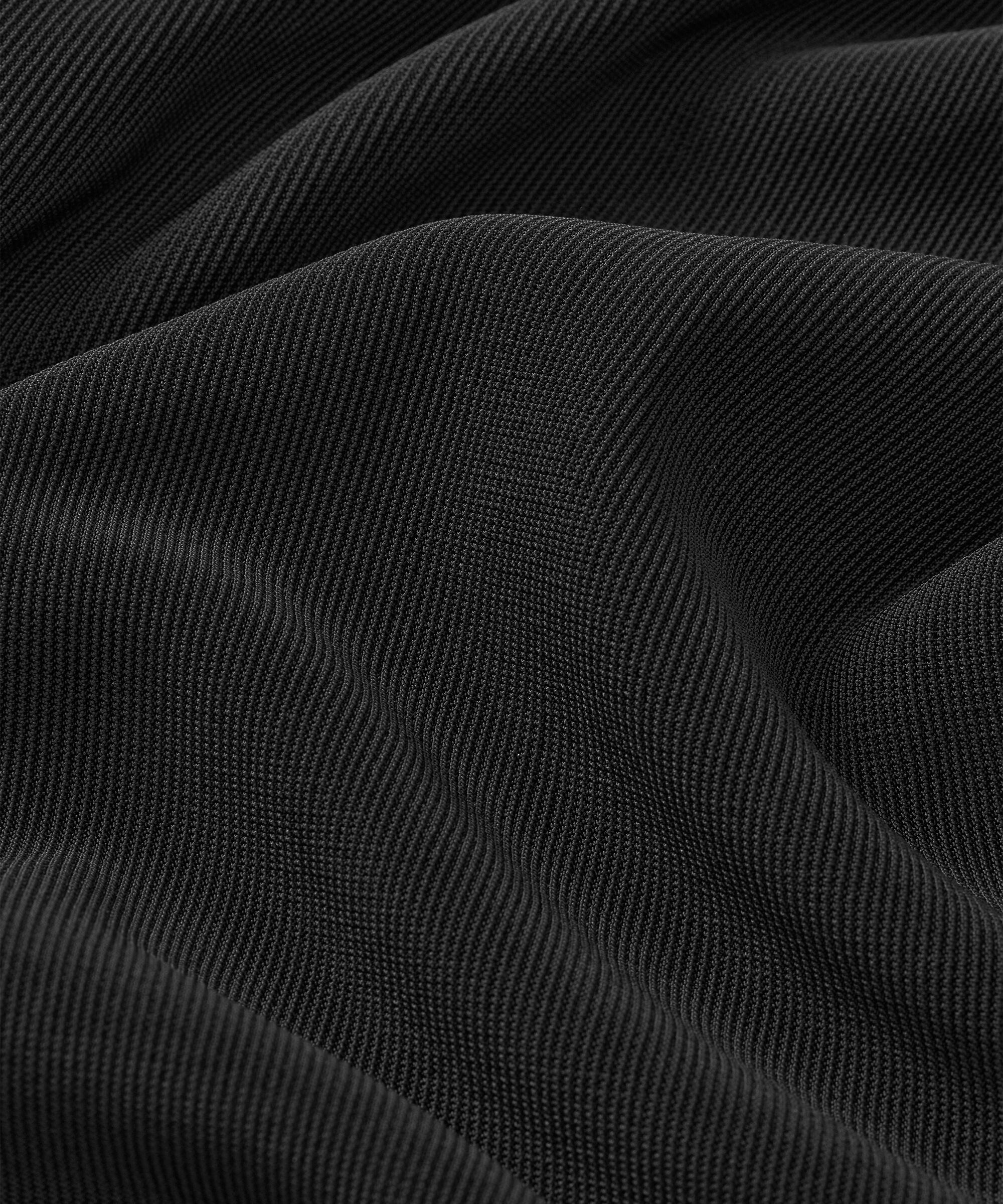 Stretchhose in Rippqualität, Black