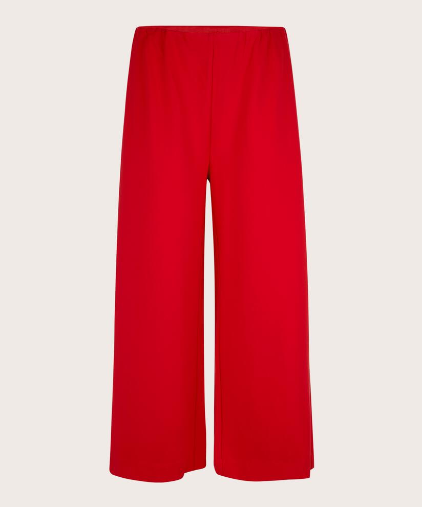 Schwere Jerseyhose mit weitem Bein, Goji Berry