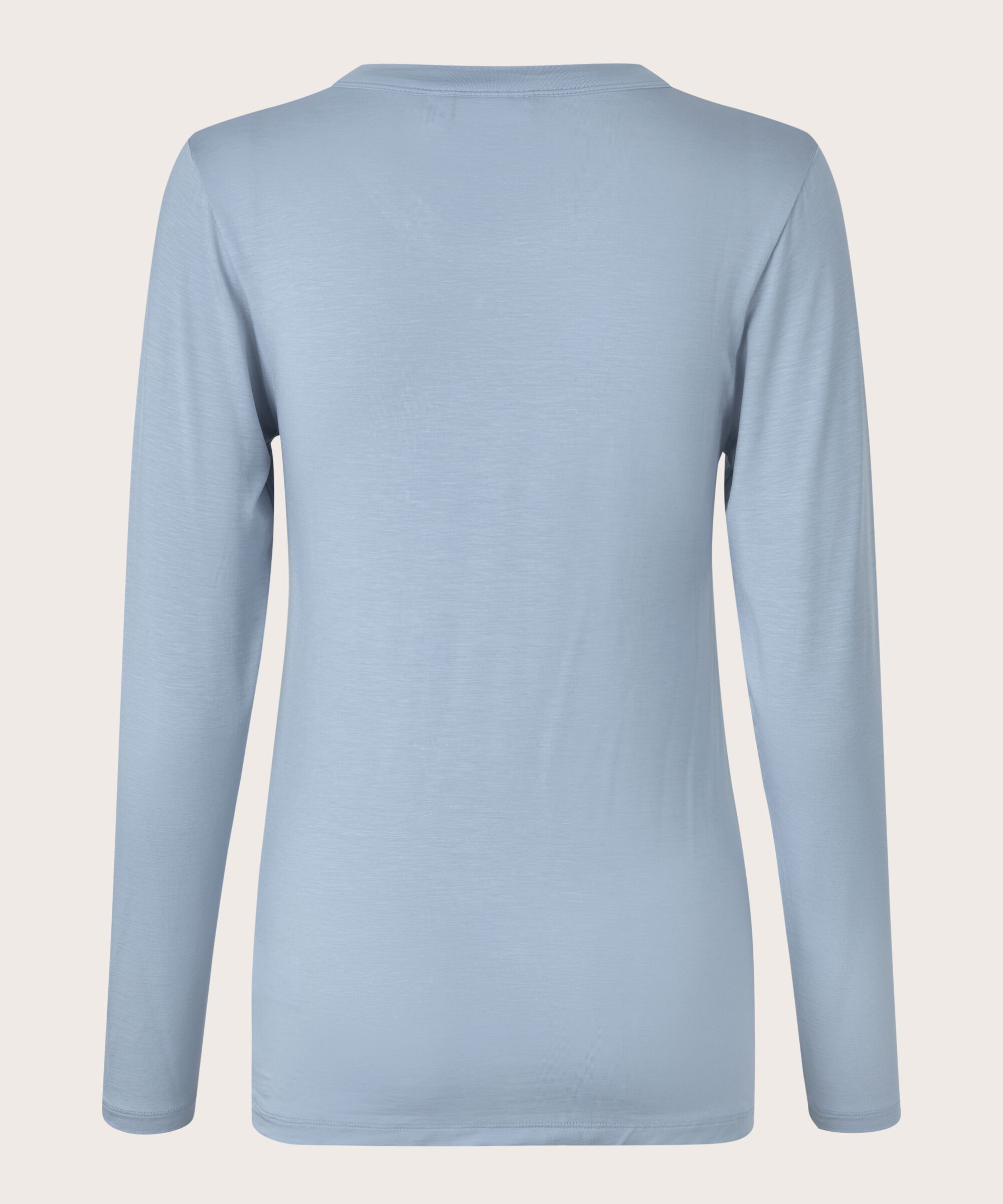 Shirt Mit Rundem Hals, Blue Fog
