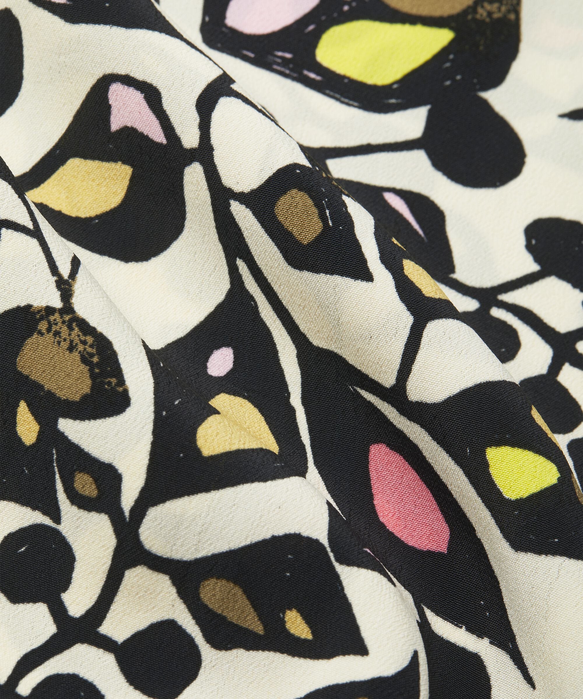 Viskosehemdbluse mit Schößchendetail, Capers