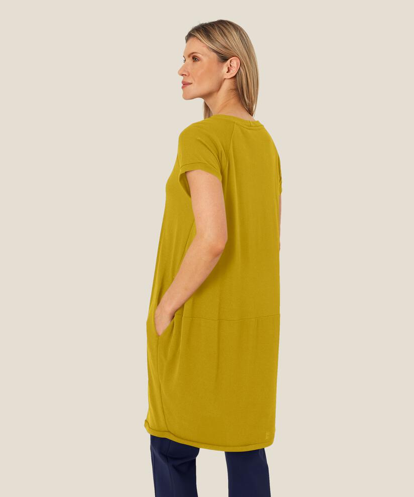 Tunika Mit Rundhalsausschnitt Und Taschen, Burnish Gold