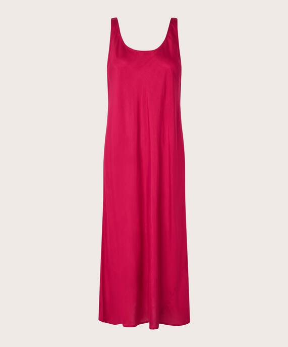 Trägerkleid aus leicht glänzender Viskose, Persian Red