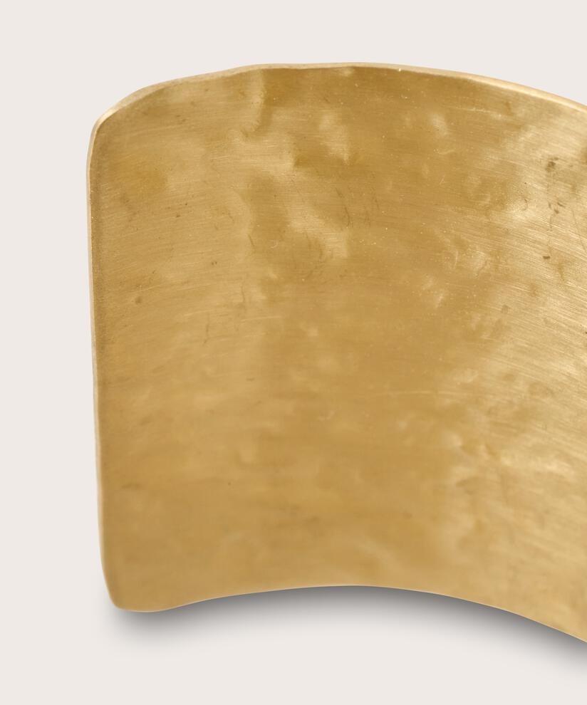 goldenes Armband mit geschlagener Oberfläche, Gold