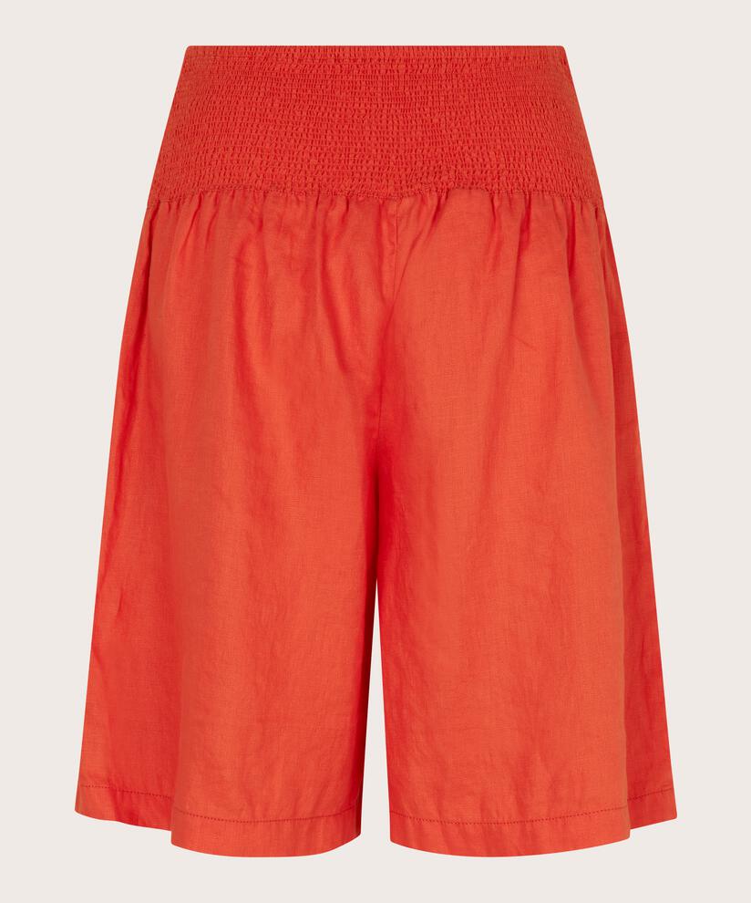 Leinenshorts Mit Gesmoktem Gummizug Hinten, Tigerlily